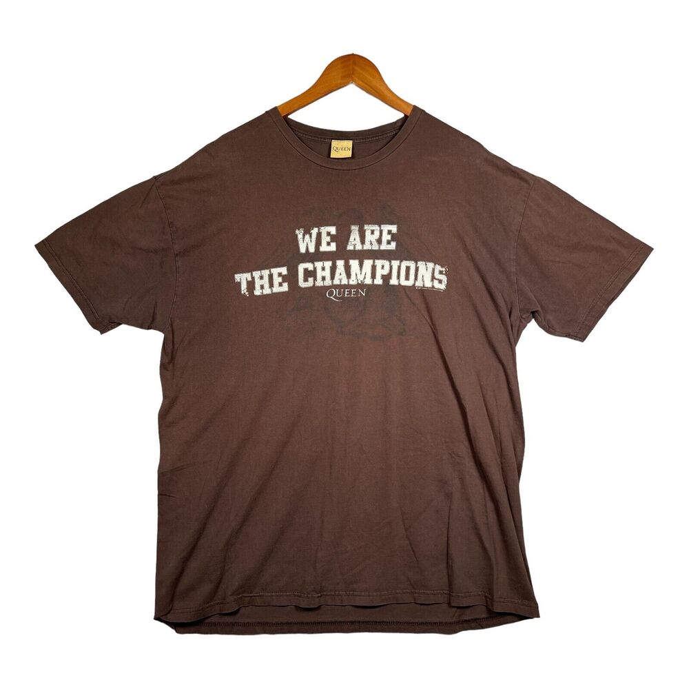 Vintage 2007 Queen We Are The Champions T Shirt 2XL Freddie Mercury Rock Opera